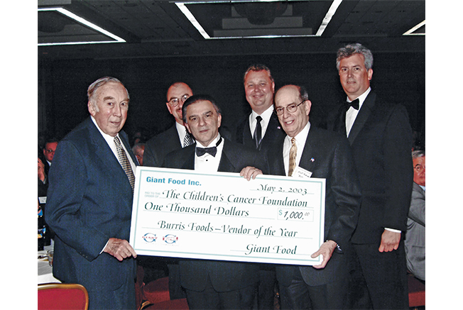 2003 - Giant Food, Inc. Vendor of the Year Award